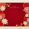 Chinese New Year Celebration Photocall Template – Festive Event Backdrop Design